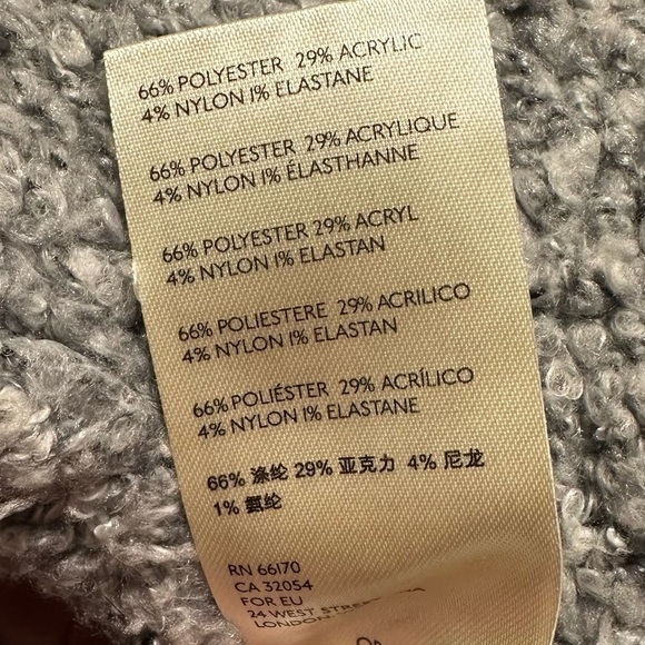 Free people BFF sweater in gray oversized cowl neck women’s size S - Picture 6 of 6